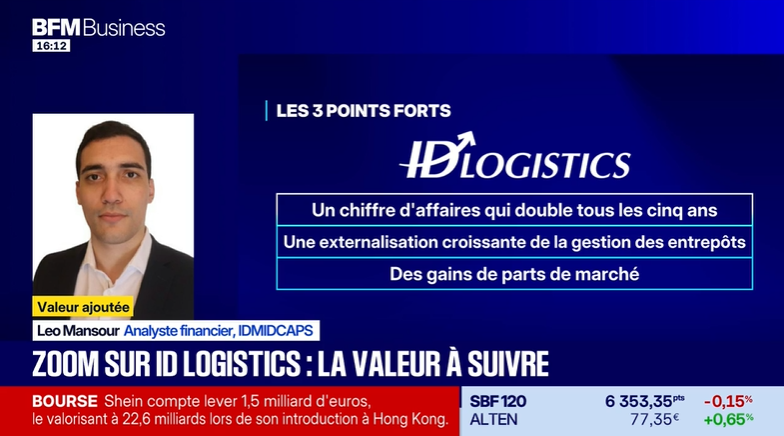 Léo Mansour - BFM Bourse - ID Logistics
